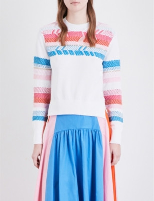 Arrow-detailed knitted jumper | Selfridges