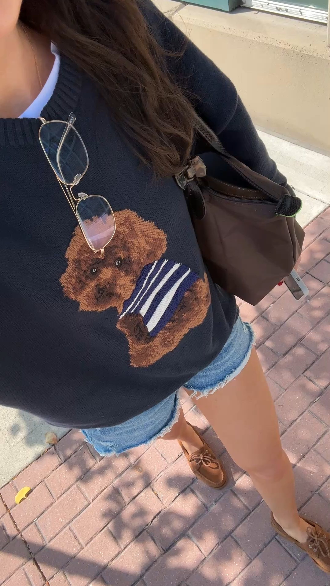 Outfit of the day! I’m 5’7” wearing a small in the sweater and true size 25 curve love in the shorts! 

#LTKSeasonal #LTKFindsUnder100 #LTKStyleTip