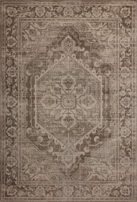 Mona MOA-01 Cocoa/Stone Area Rug | Rugs Direct