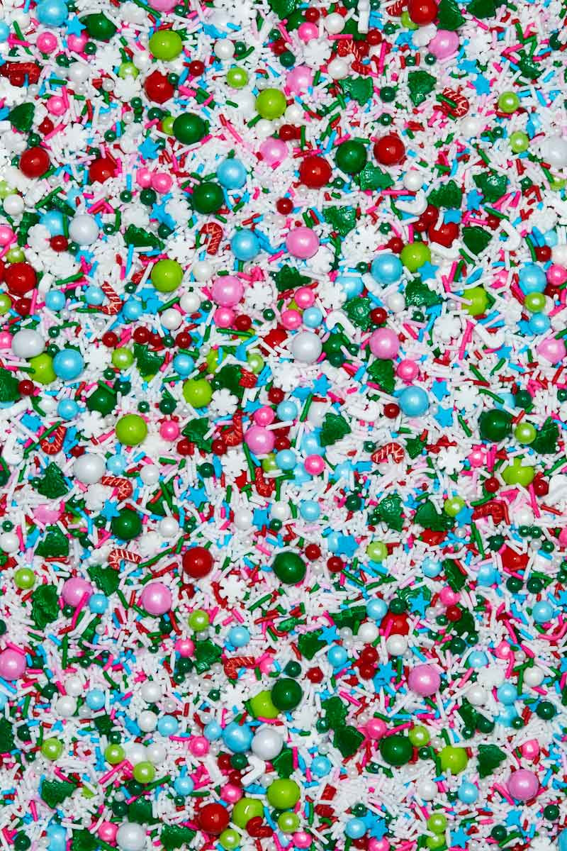 Happy Hula-Days Sprinkles | Pink, Blue, Green, Red & White Sprinkles | Fancy Sprinkles