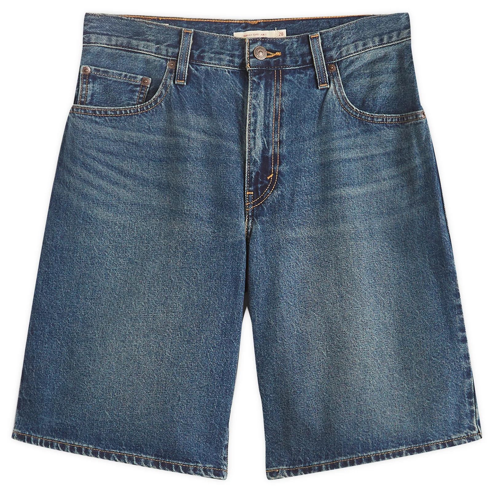 Levi's Women's Levis Baggy Dad Jorts in Hinged Heart, Size 28"" | END. Clothing