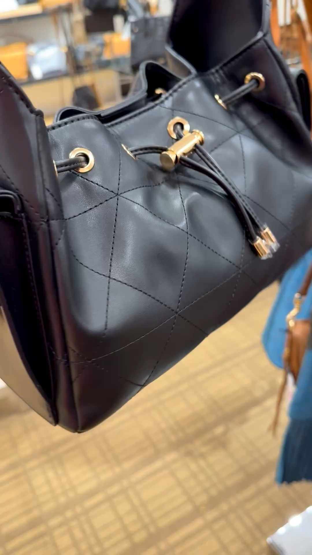 This bucket bag by Aldo he’s on sale for $45. It looks like the Chanel 25 bucket bag that is available, but this is obviously way more affordable in price. It gives you that same look at away better price! ￼

#LTKmomlife #LTKdayinmylife #LTKSaleAlert