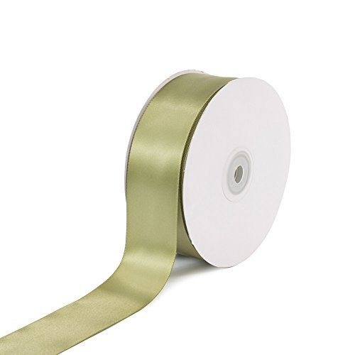 Creative Ideas Solid Satin Ribbon, 1-1/2-Inch by 50 Yard, Moss Green', Solid | Amazon (US)