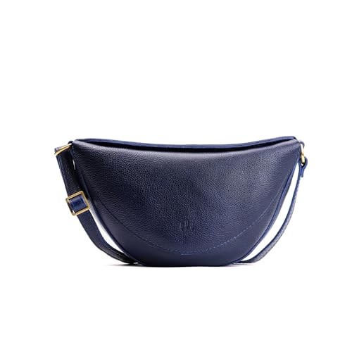 Portland Leather Goods Koala Sling Bag – Leather Sling with Top Magnetic Closure, Interior Pocket & Adjustable Strap – Handmade from the Finest Full-Grain Hides – Large, Cobalt | Amazon (US)