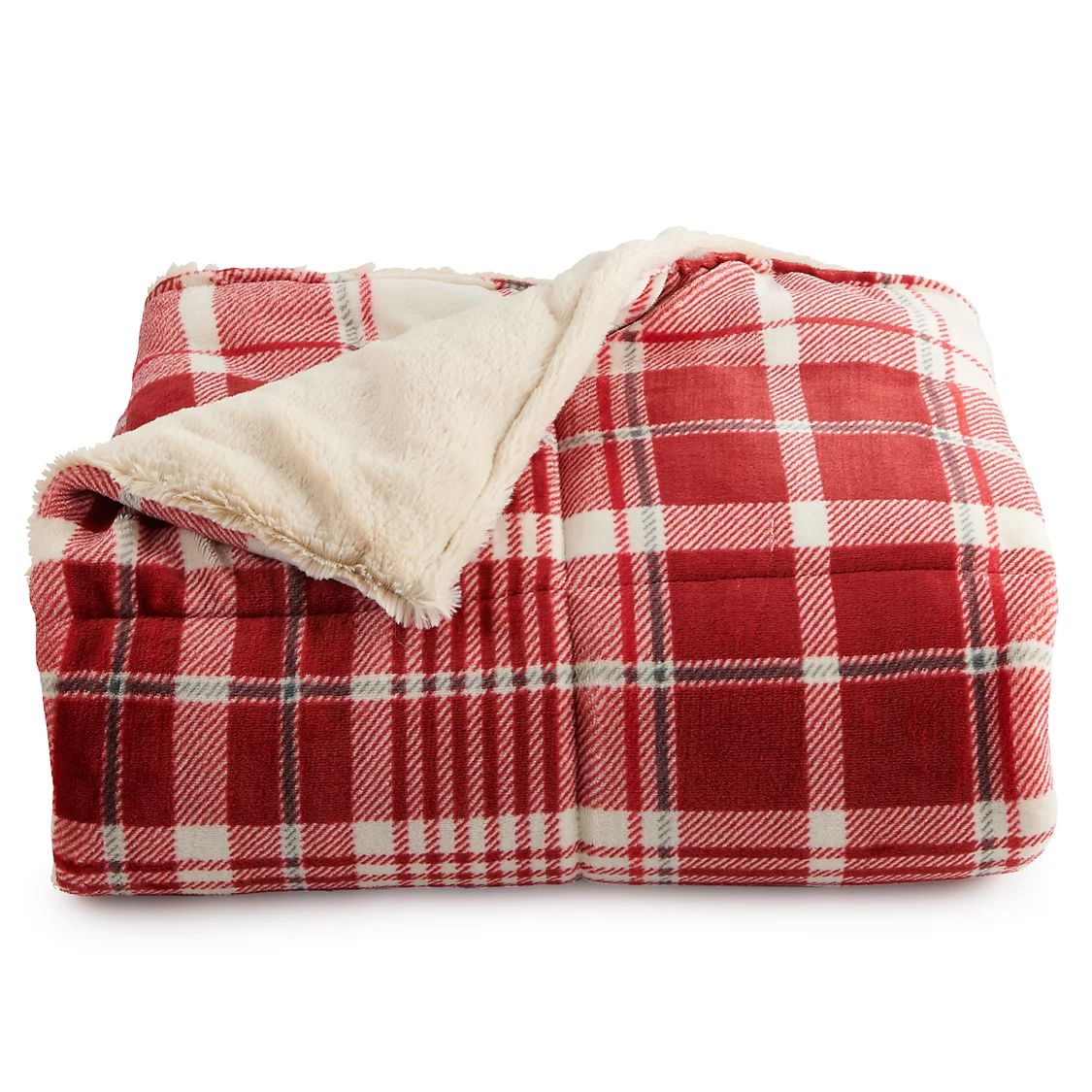 Cuddl Duds® Cozy Soft Plush to Faux Fur Throw | Kohl's