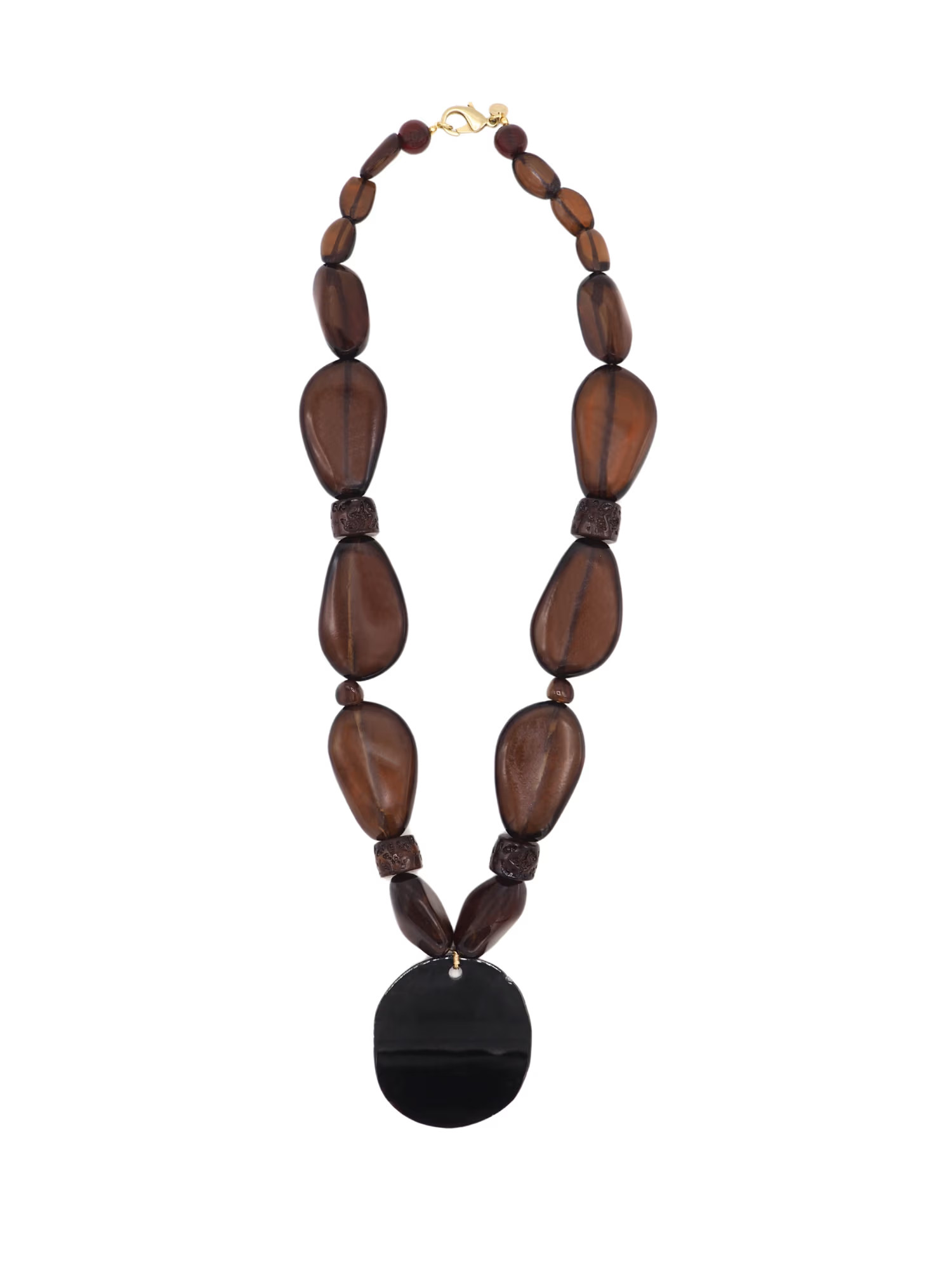 Penelope Necklace - Brown | Wolf & Badger