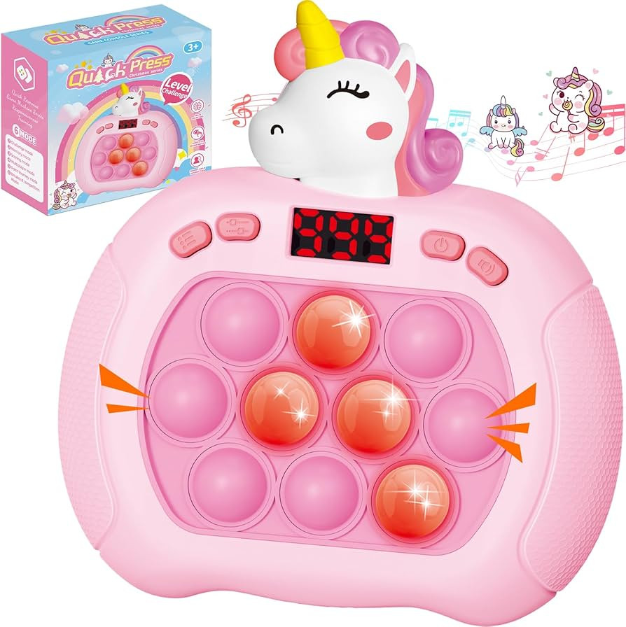 Pop Game - Light Up Fidget Toy for Kids & Adults, Quick Push Fast Push Sensory Toys for Kids 5-7 ... | Amazon (US)