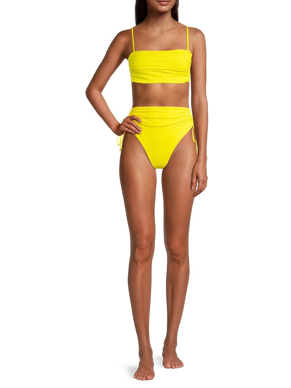 Rory Ruched Bikini Top | Saks Fifth Avenue