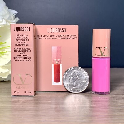 Valentino Liquirosso Lip & Blush Blur Liquid Matte 302R Pink Is Punk 3.9ml Mini | eBay | eBay US