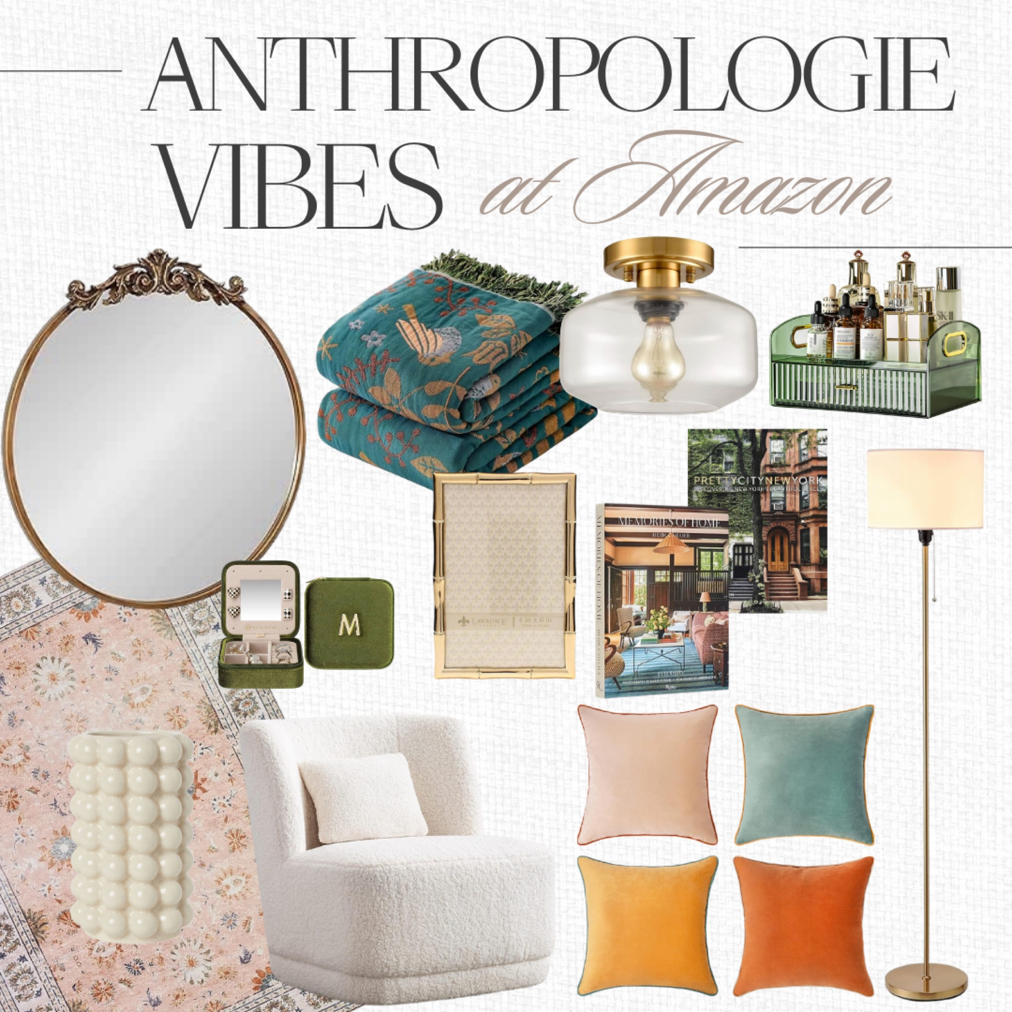 Anthropologie vibes on Amazon - home decor - boho - Spring decor - the look for less 

#LTKhome #LTKfindsunder50 #LTKfindsunder100