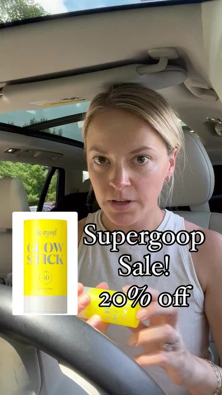 Supergoop Sunscreen sale!! 20% off sitewide, no code needed. The glow stick is SPF50 and my favorite! 

#LTKSaleAlert #LTKBeauty #LTKFitness