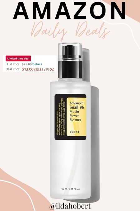 Amazon daily deal — over 100k sold this month! The best moisturizer for only $13!💄💋

Beauty, moisturizer, snail mucin, Amazon beauty, Amazon sale, Amazon deal, trending

#LTKfindsunder50 #LTKsalealert #LTKbeauty