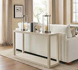 Cape Rectangular Woven Console Table (54") | Pottery Barn (US)
