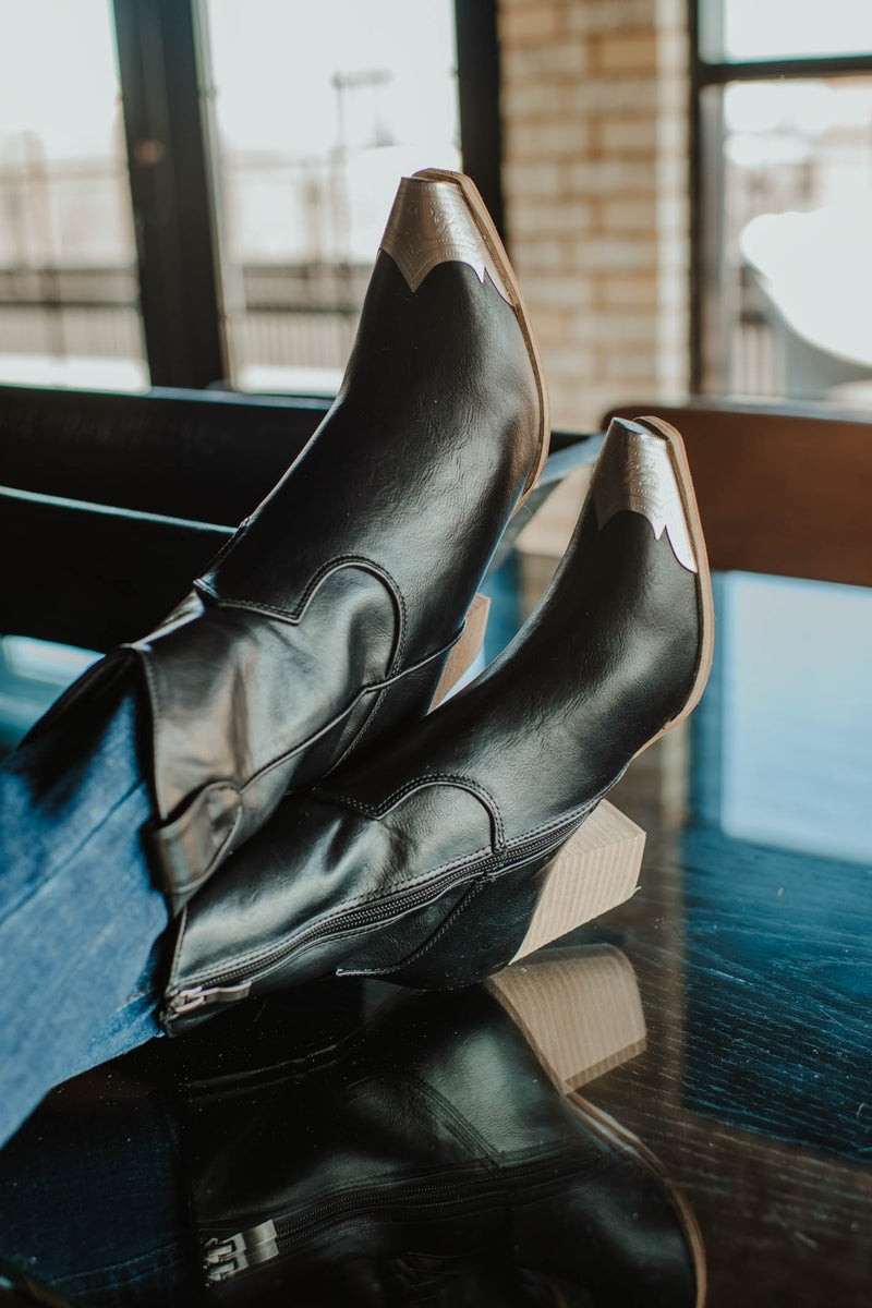 Look Good, Feel Good Black Ankle Pointed Boots | Apricot Lane Boutique