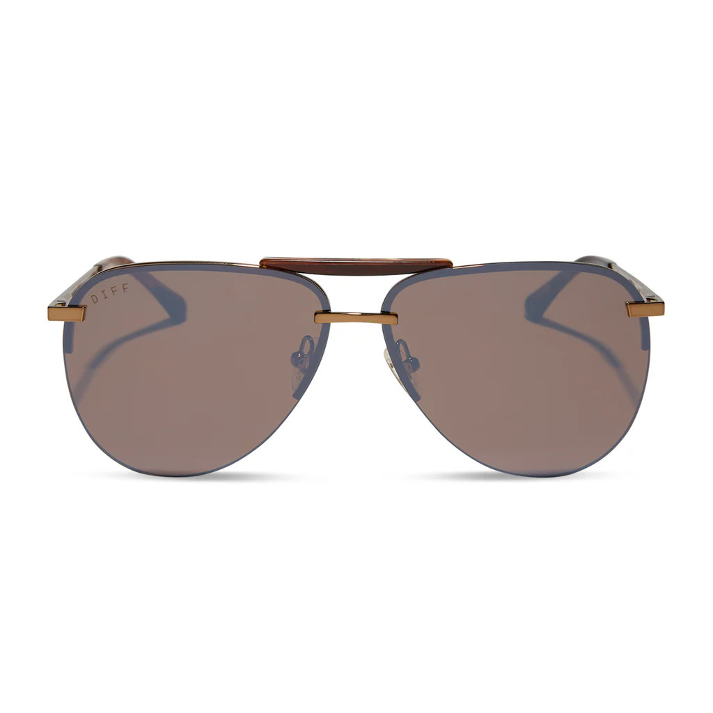 TAHOE - SEQUOIA TORTOISE + BROWN GOLD FLASH SUNGLASSES | DIFF Eyewear