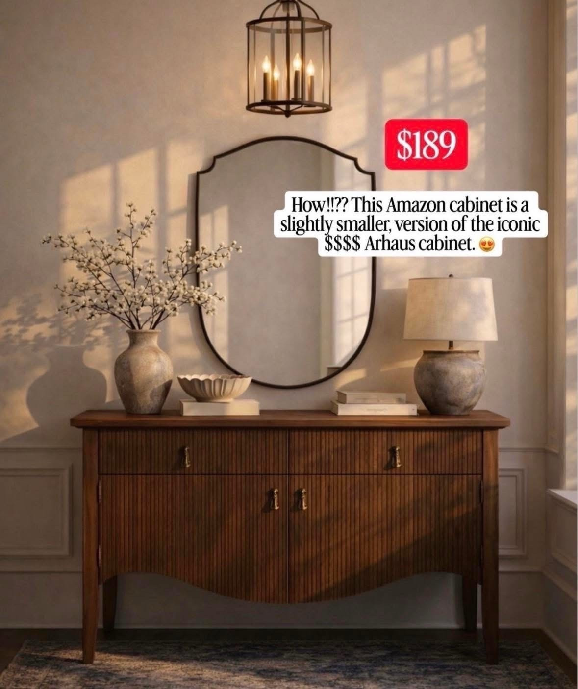 How!!?? This Amazon cabinet is a slightly smaller, version of the iconic $$$$ Arhaus cabinet.

#HomeDecor #InteriorStyling #NeutralInteriors #ModernTraditional #TimelessDesign #HomeInspo #LayeredHome #LivingRoomInspo #InteriorDesignIdeas #DesignInspiration #CozySpaces #InteriorDetails #homestylinginspo #homerefresh #InteriorDetails #homestylinginspo



#liketkit #LTKSeasonal #LTKHome #LTKOver40
@shop.ltk
https://liketk.it/5Wq6K

#LTKHome #LTKSeasonal #LTKOver40