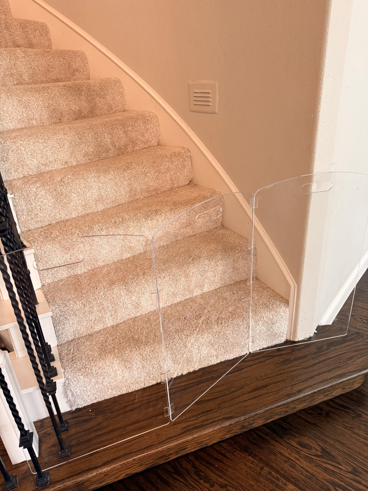 Clear acrylic dog gates 🐾 

#LTKFamily #LTKHome