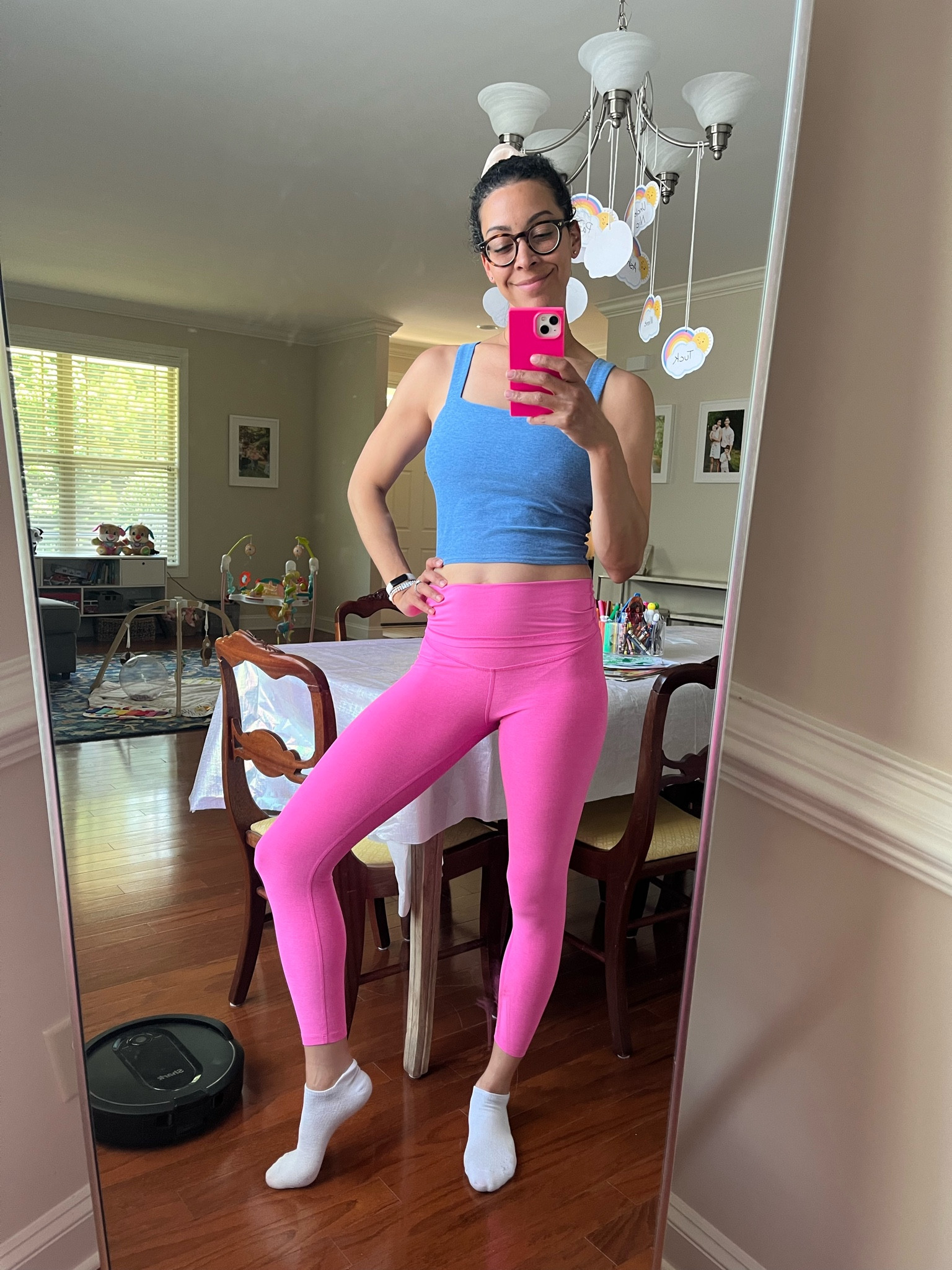 It’s giving workout Barbie 💘 yes I am still wearing my maternity leggings, they’re cute ok!

#LTKActive