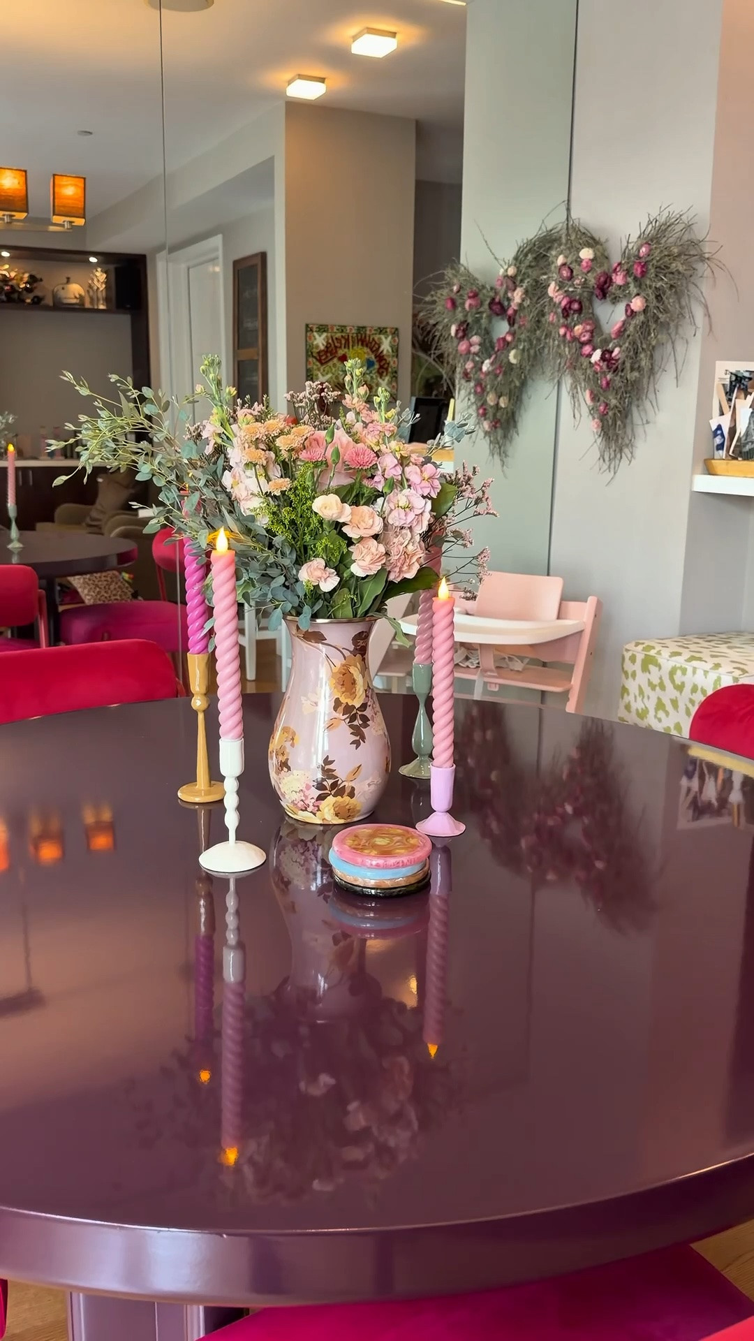 Our with old in with new dining table! Check out this amazing before and after.