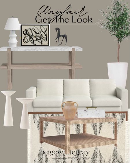 Wayfair is having a sale!! And everything shown here is on sale!! I love these cute set of two accent tables! And this console is a crowd favorite!! The rug is beautiful for your neutral home and I love the textured coffee table. This entire look is from Wayfair!

#LTKFind #LTKhome #LTKstyletip