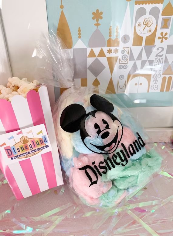 Disneyland Mickey cellophane Treat bags | Etsy (US)