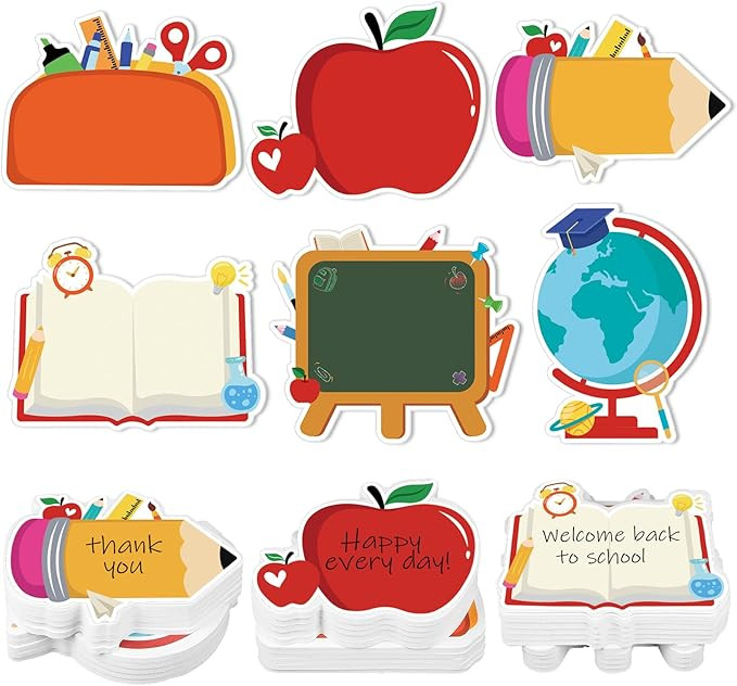 30 Pack Back to School Sticky Notes Total 600 Sheets Funny Notepads Self-Adhesive Writing Memo Pa... | Amazon (US)