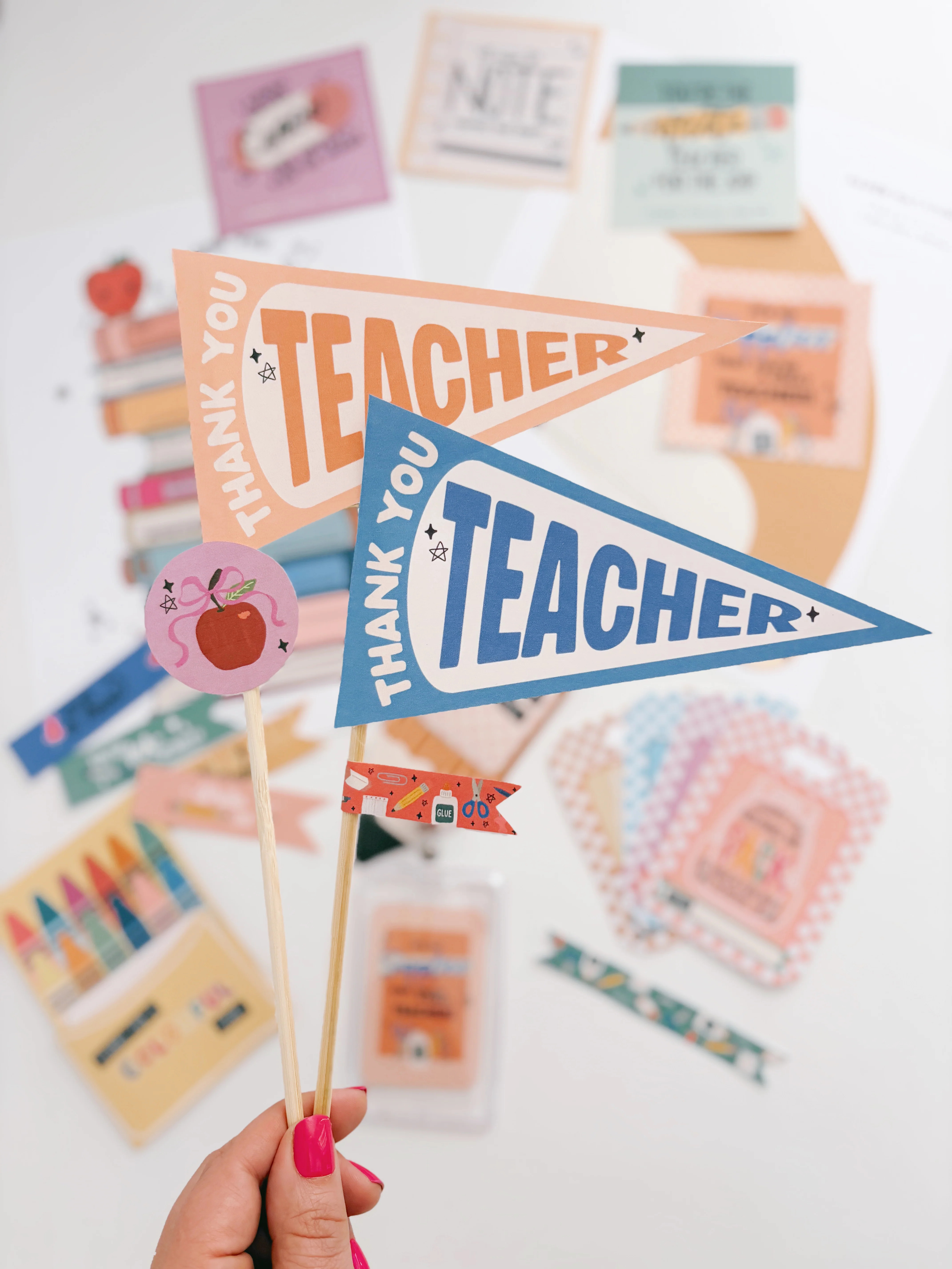 Teacher Appreciation School Supplies Theme | Teacher Appreciation | The Letter Vee