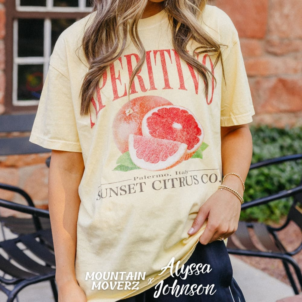 Sunset Citrus Tee | Mountain Moverz