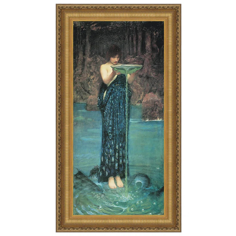 Circe Invidiosa, 1892 Framed On Canvas by John William Waterhouse Print | Wayfair North America