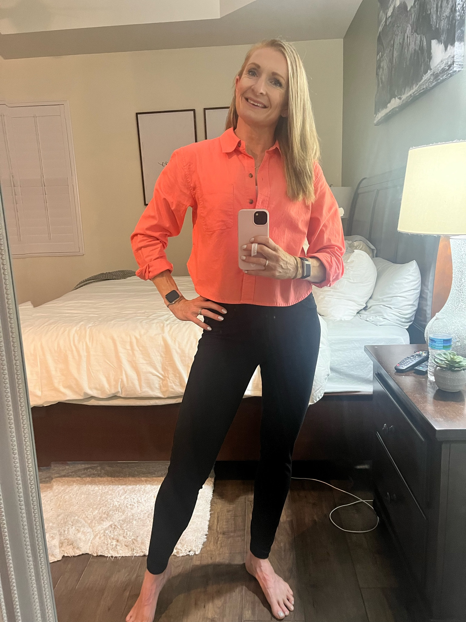 Love love this shirt from Target! Spring is in the air with this beautiful coral 🪸. Perfect for casual, date night or office wear. #target #targetfaahion #officewear #casualwear #linenshirt #springfashion #coral 

#LTKfindsunder50 #LTKworkwear #LTKfitness