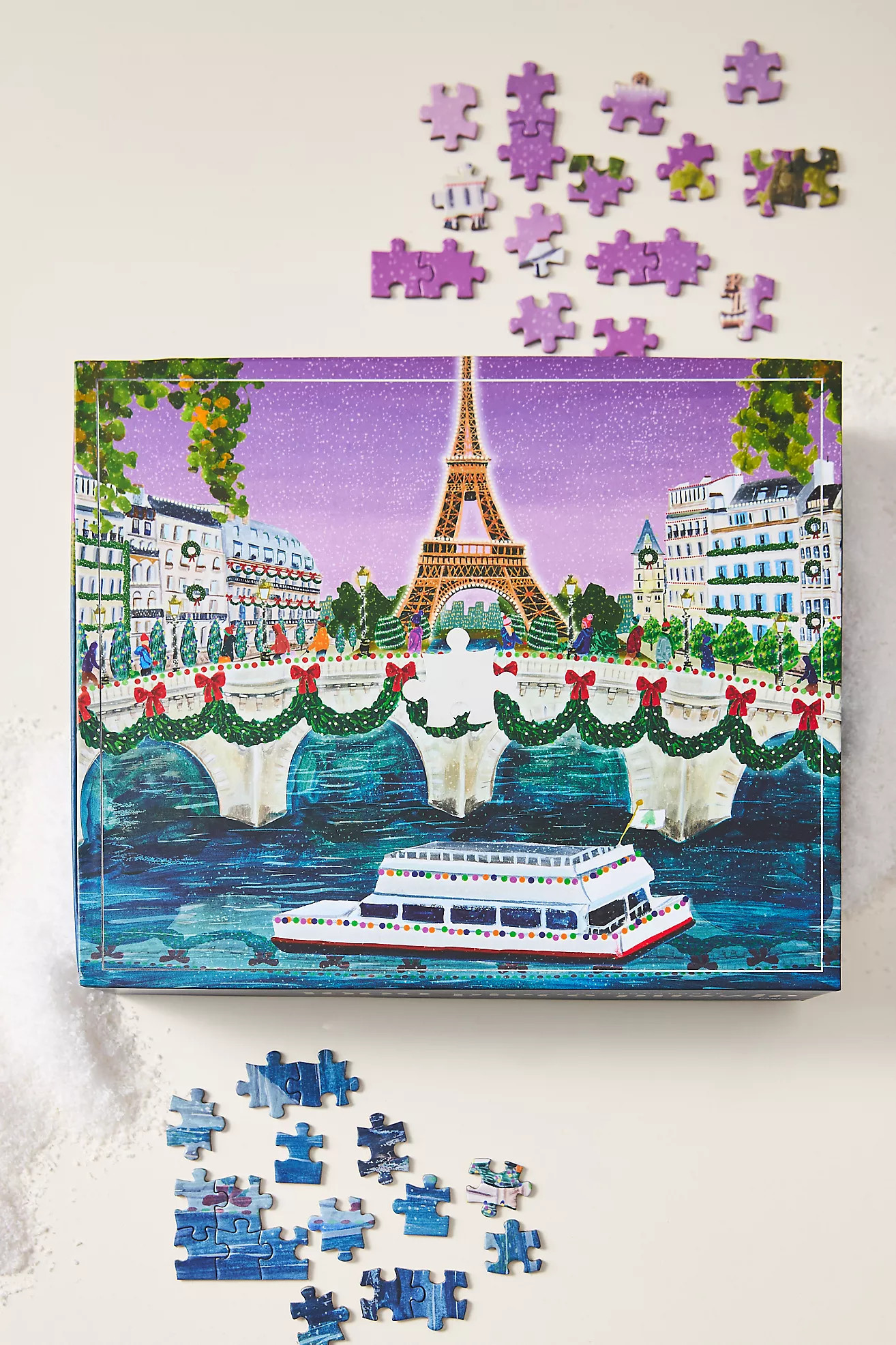 Holiday in the City Jigsaw Puzzle | Anthropologie (US)