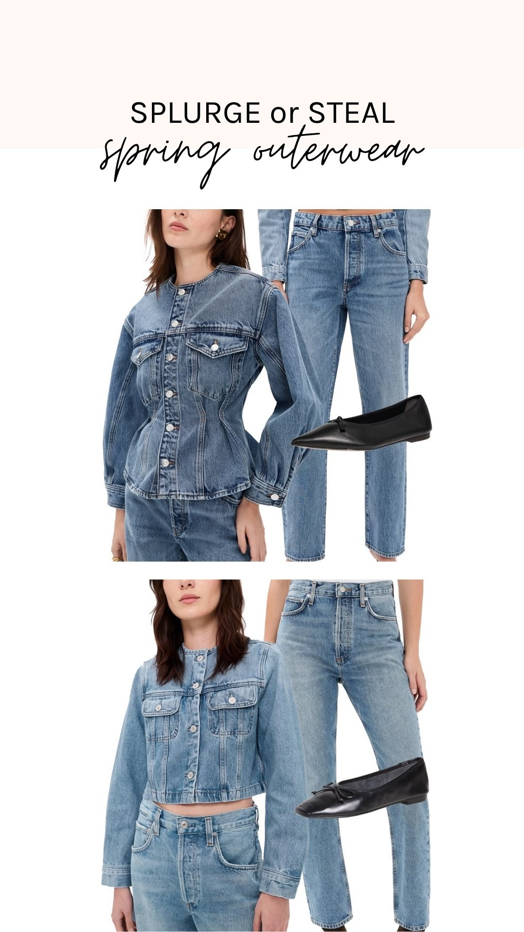 When the seasons start to blur together, transitional outerwear is the name of the game. A great jacket is a must-have—layered over knits one day and styled with lighter spring staples the next. This weekend’s picks feature stylish lightweight jackets paired with on-trend trousers and denim. Whether you’re looking for a steal or ready to splurge, you’re sure to find a look you’ll love.

#LTKootd