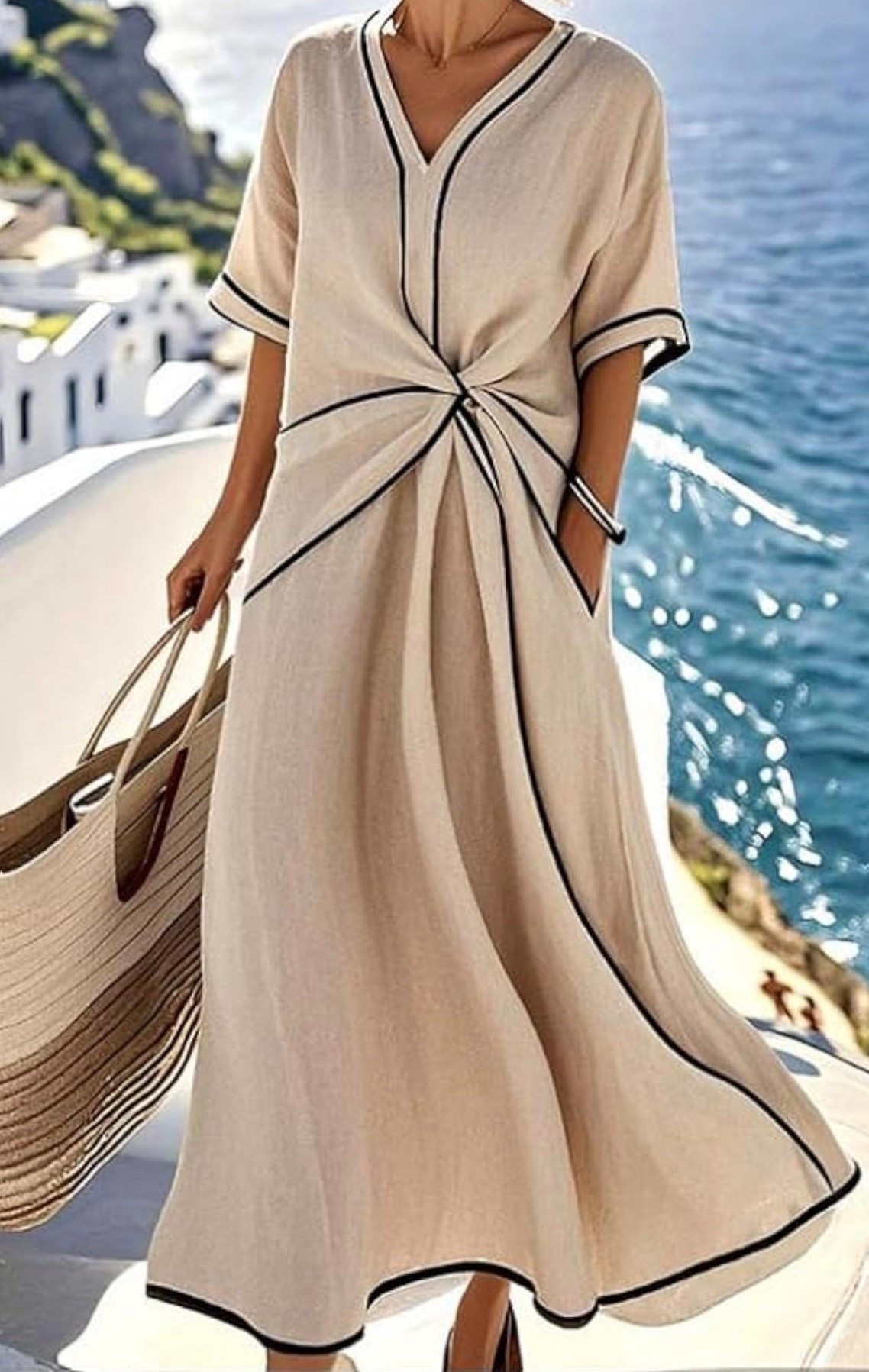 Summer dress
Dress
Vacation dress
Hermes dupe

#LTKootd