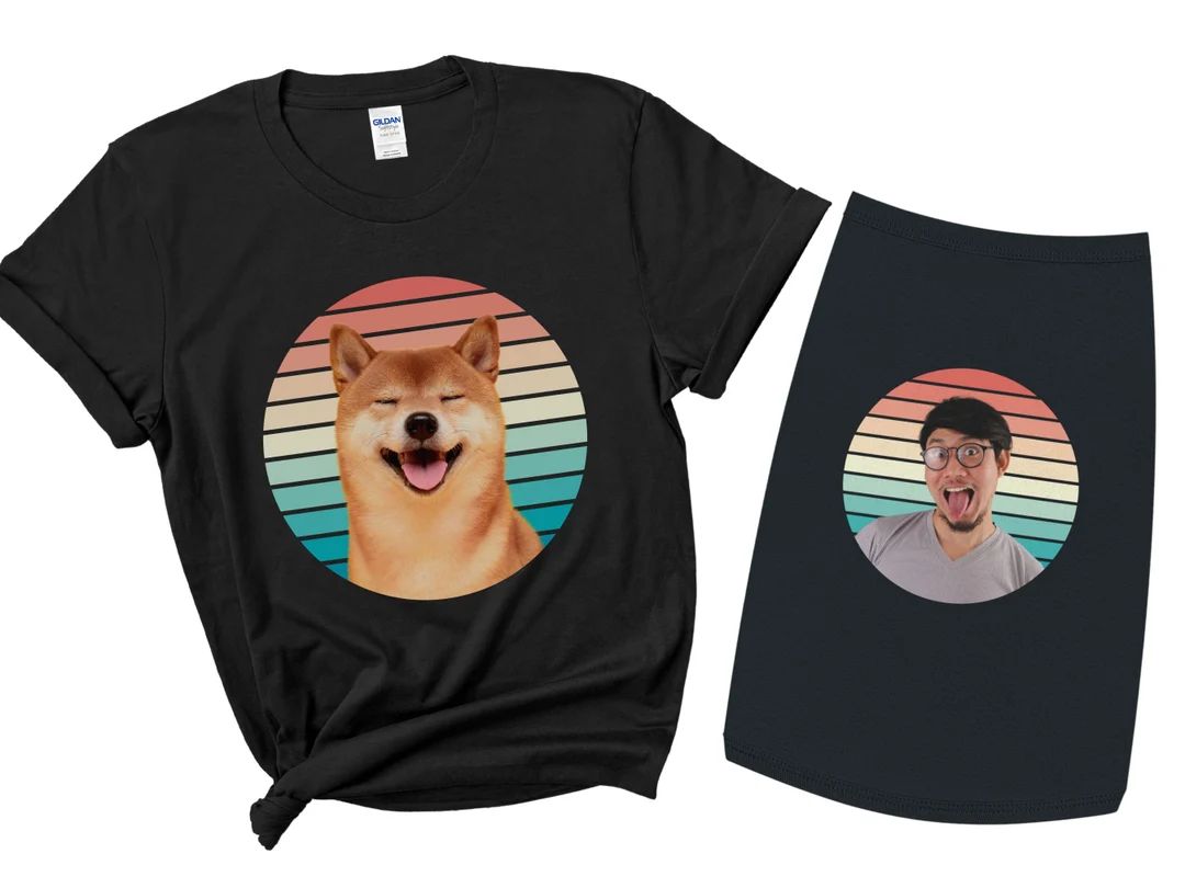 Matching Dog and Owner Set Personalized Dog Mom Shirt With - Etsy | Etsy (US)