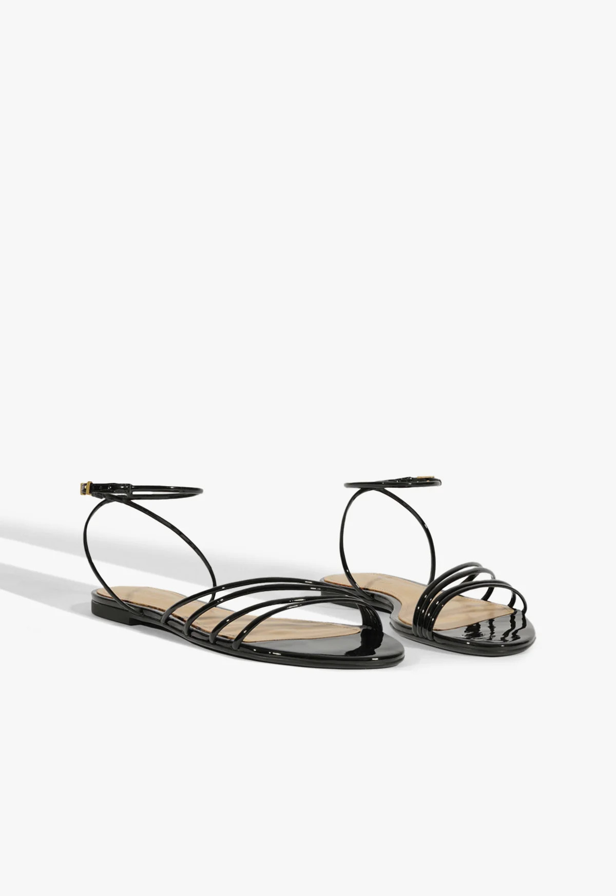 Inez Black Flat Sandal | Schutz (US)