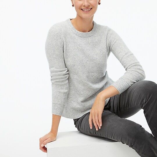 Factory: Crewneck Sweater In Extra-soft Yarn For Women | J.Crew Factory