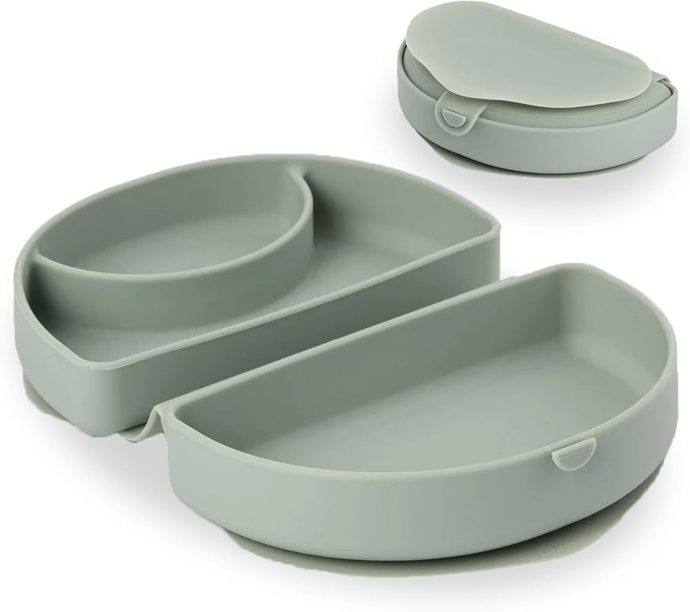 Miniware Silifold - Silicone Baby Plate - Compact & Foldable Baby Travel Essential to Promote Sel... | Amazon (US)