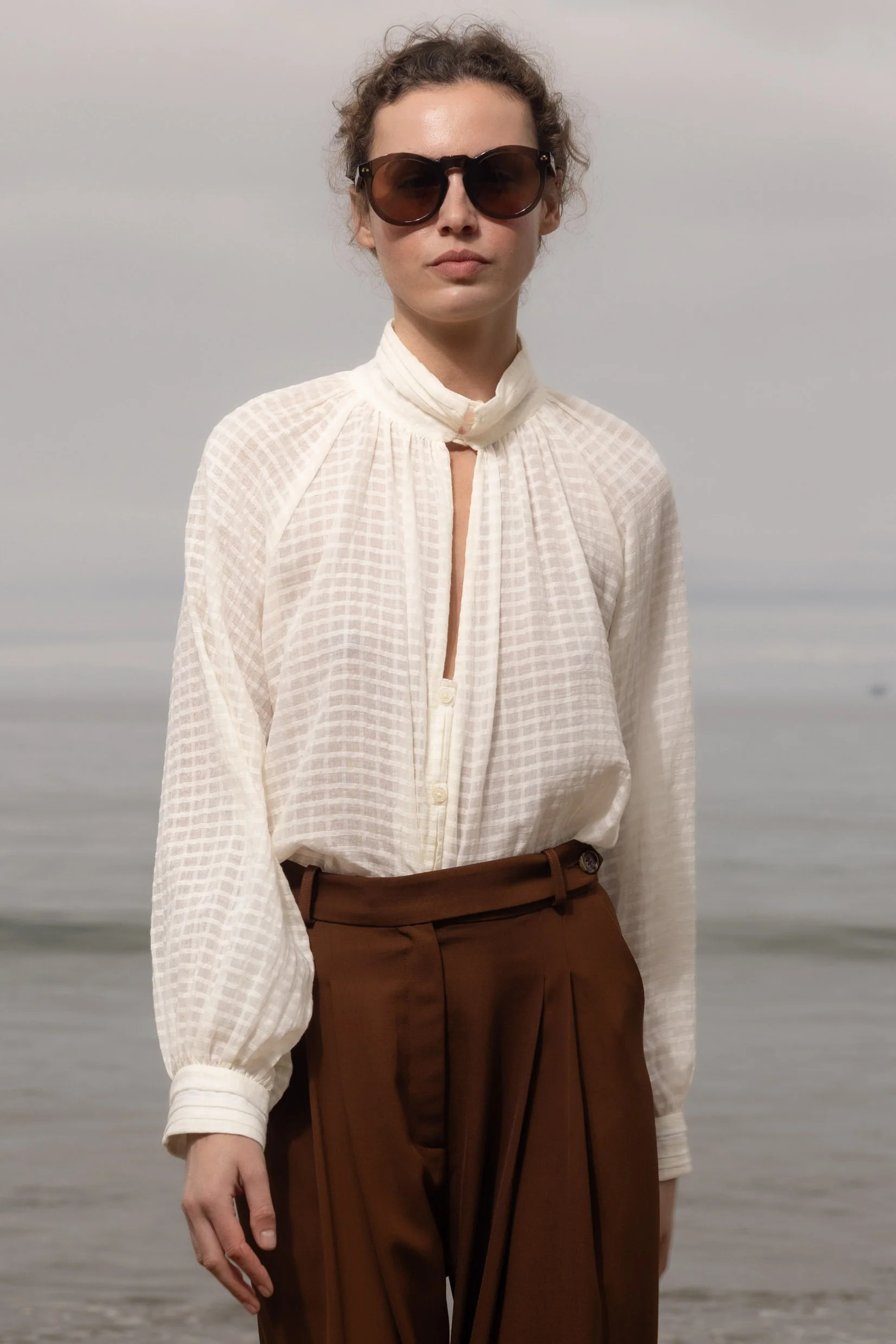 Stallion Top - Cream | Heidi Merrick