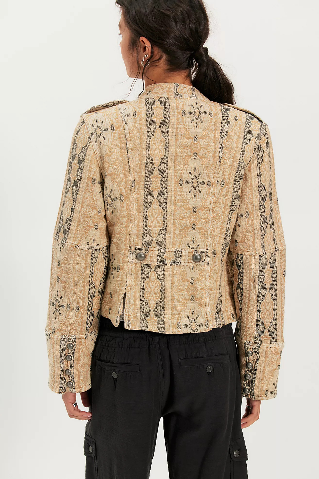 Lotty Jacquard Band Jacket | Free People (Global - UK&FR Excluded)