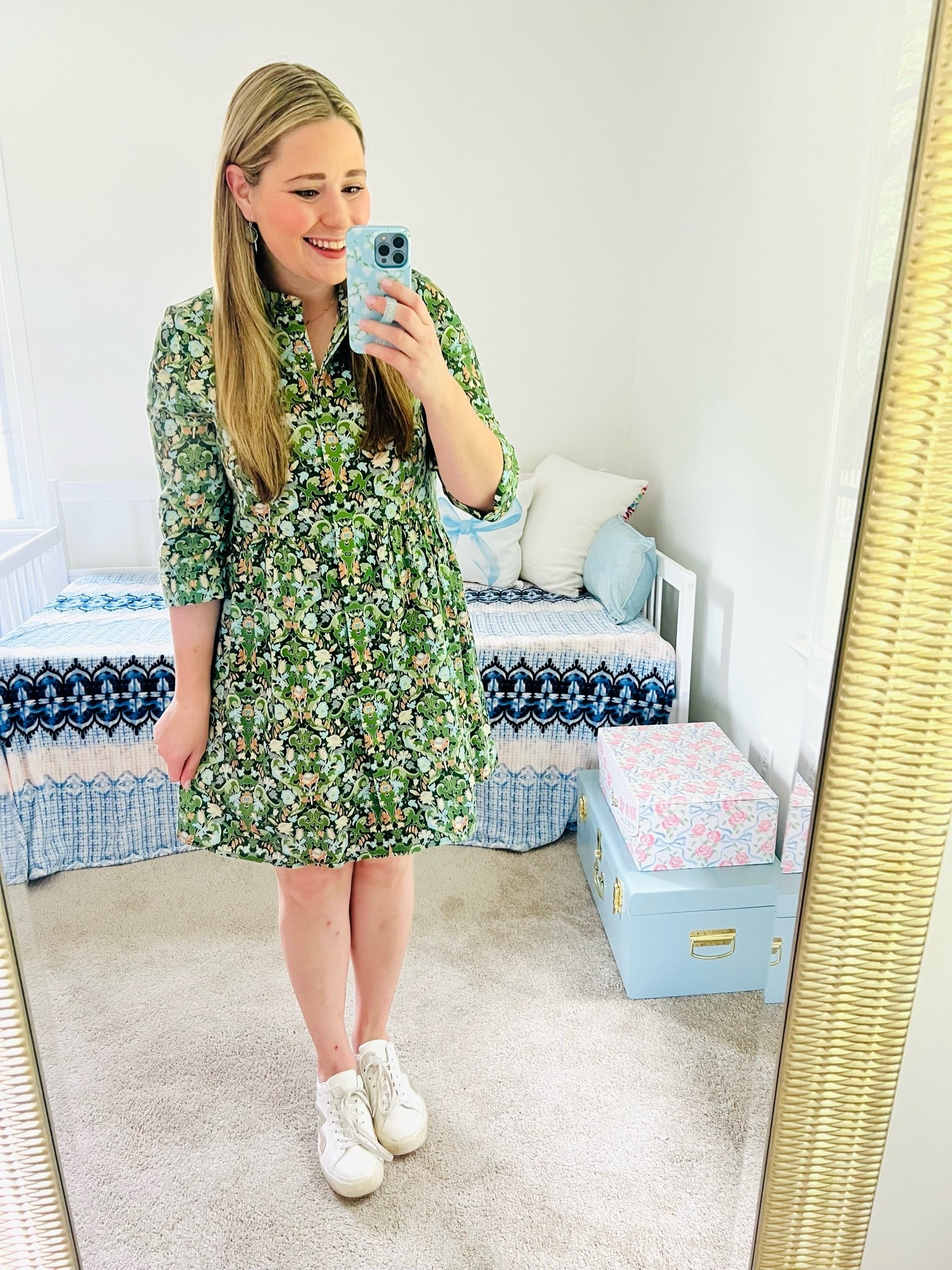Tuckernuck Royal Shirt Dress - love this style! Wearing size M

#LTKootd