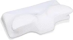 HOMCA Cervical Memory Foam Pillow, Ergonomic Contour Orthopedic Pillow for Neck Pain, Contoured S... | Amazon (US)