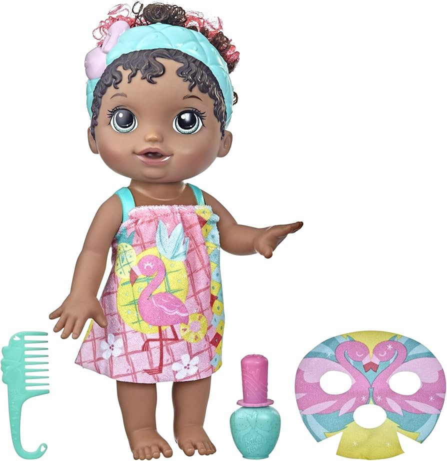 Baby Alive, Boneca Bebê Spa Dia de Princesa Flamingo, Verde | Amazon (BR)