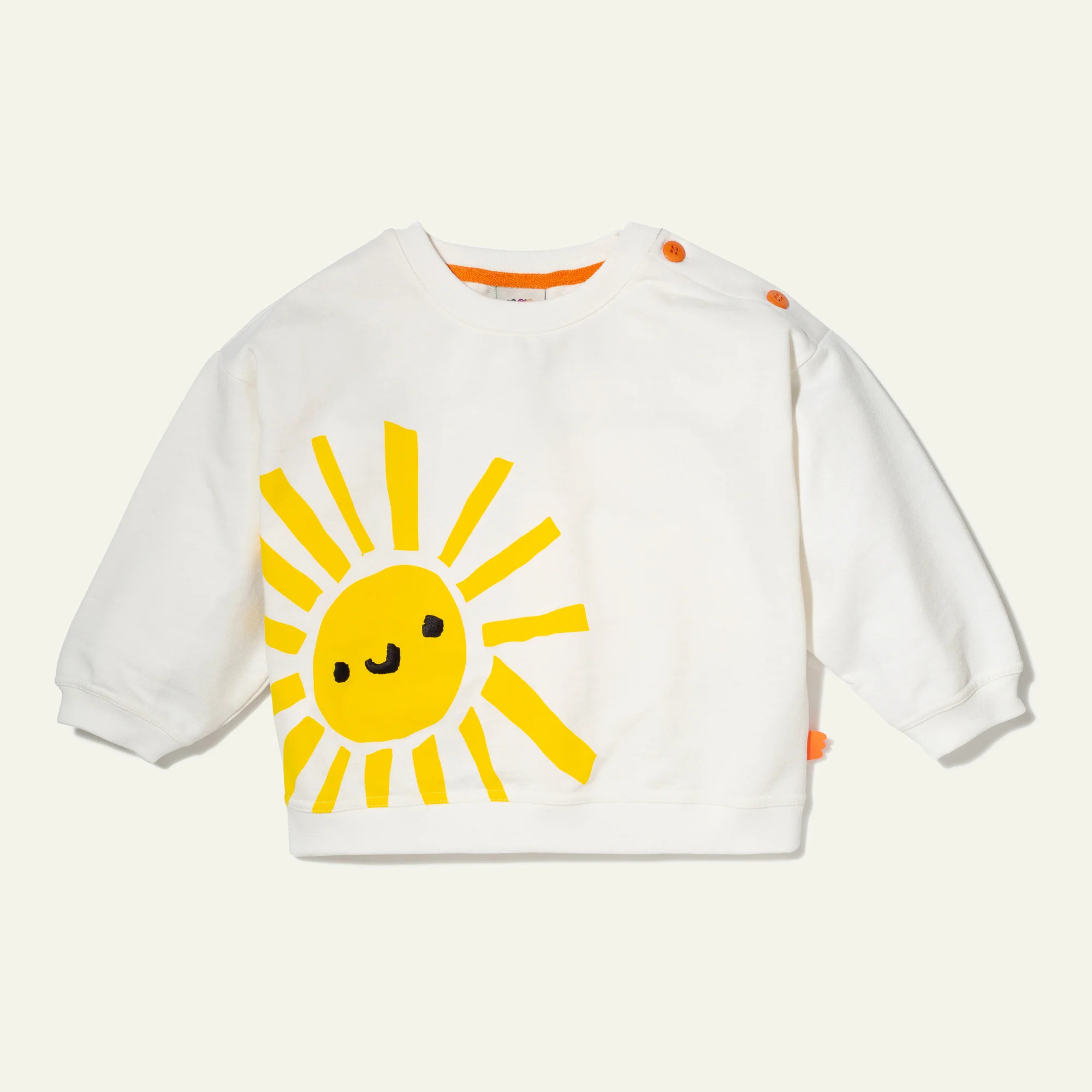 Recycled Cotton Sun Kid Sweatshirt | Mon Coeur