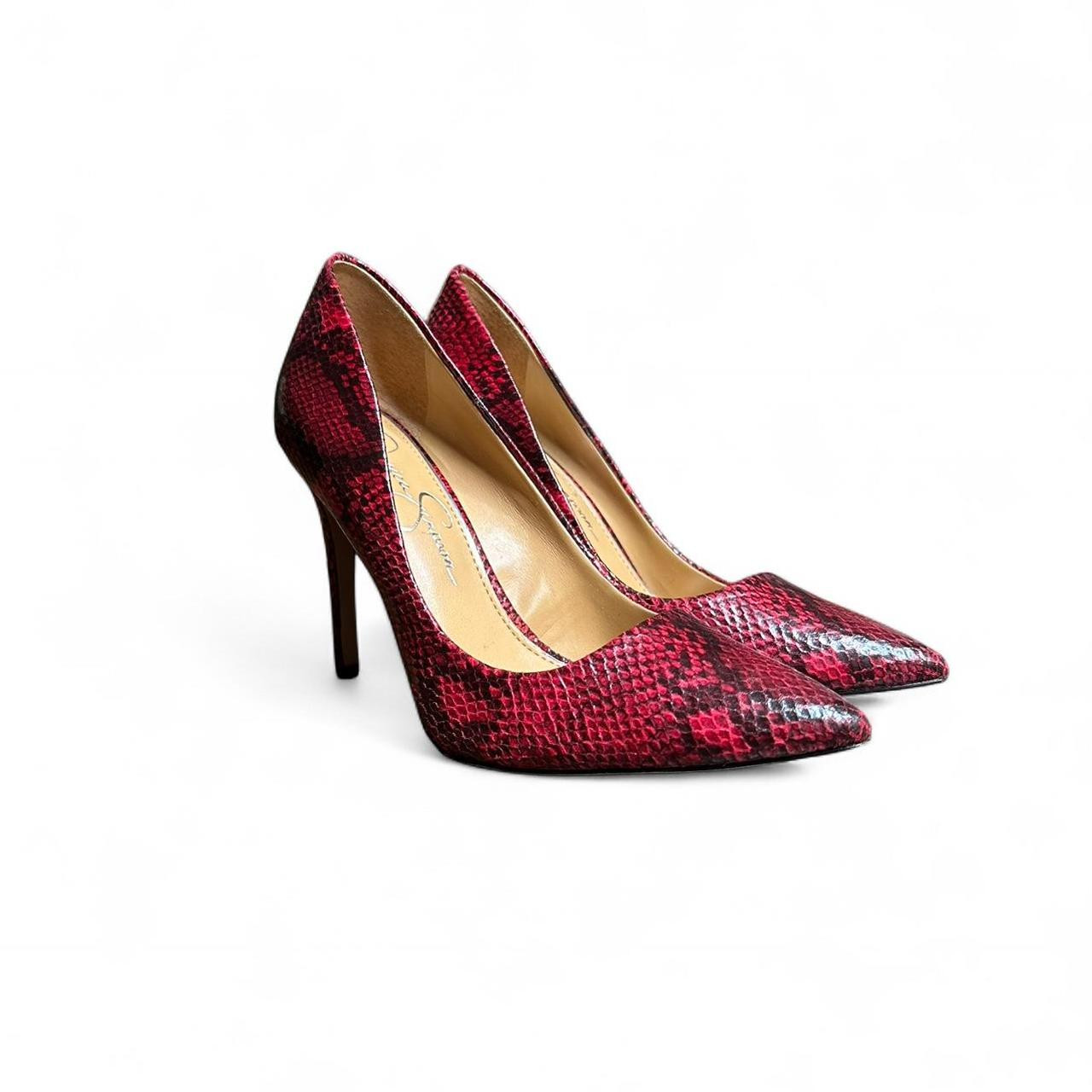 \ud83d\udc0d JESSICA SIMPSON: Femme Fatale Snakeskin Pointed... | Depop | Depop US