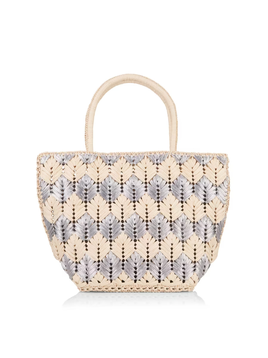 Ali Synthetic Raffia Tote Bag | Saks Fifth Avenue