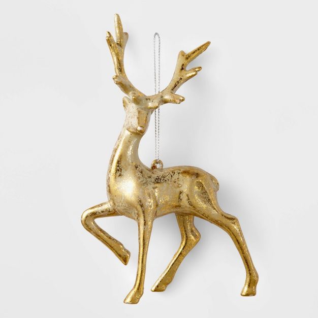 Metallic Deer Christmas Tree Ornament - Wondershop™ | Target