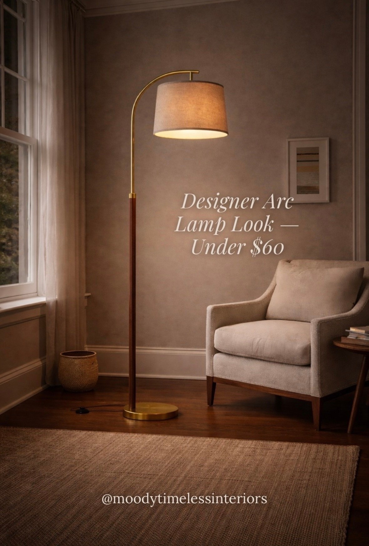 That arc lamp you keep saving on Pinterest? This is the Amazon version — and it’s under $60. 🖤
The wood and gold finish is chef’s kiss for a moody, layered living room or bedroom corner. Mid-century silhouette, warm linen shade, foot switch, and 6 color options so you can find your exact vibe. Amazon’s Choice with nearly 300 reviews.
Linked above — tap to shop before it sells out in your finish.
#LTKfindsunder50 #LTKstyled

#LTKHome