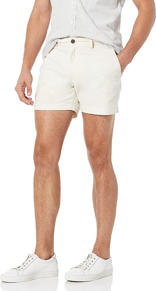 Amazon Essentials Men's Slim-Fit 5" Lightweight Comfort Stretch Oxford Short (Previously Goodthre... | Amazon (US)