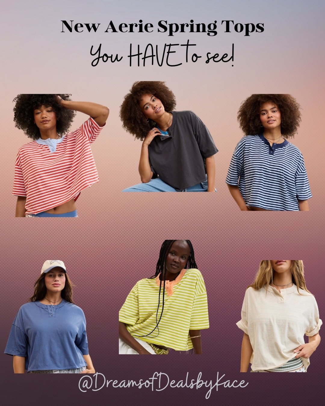 LOVING these new spring Aerie tops!!! 

#LTKSeasonal #LTKdayinmylife #LTKootd