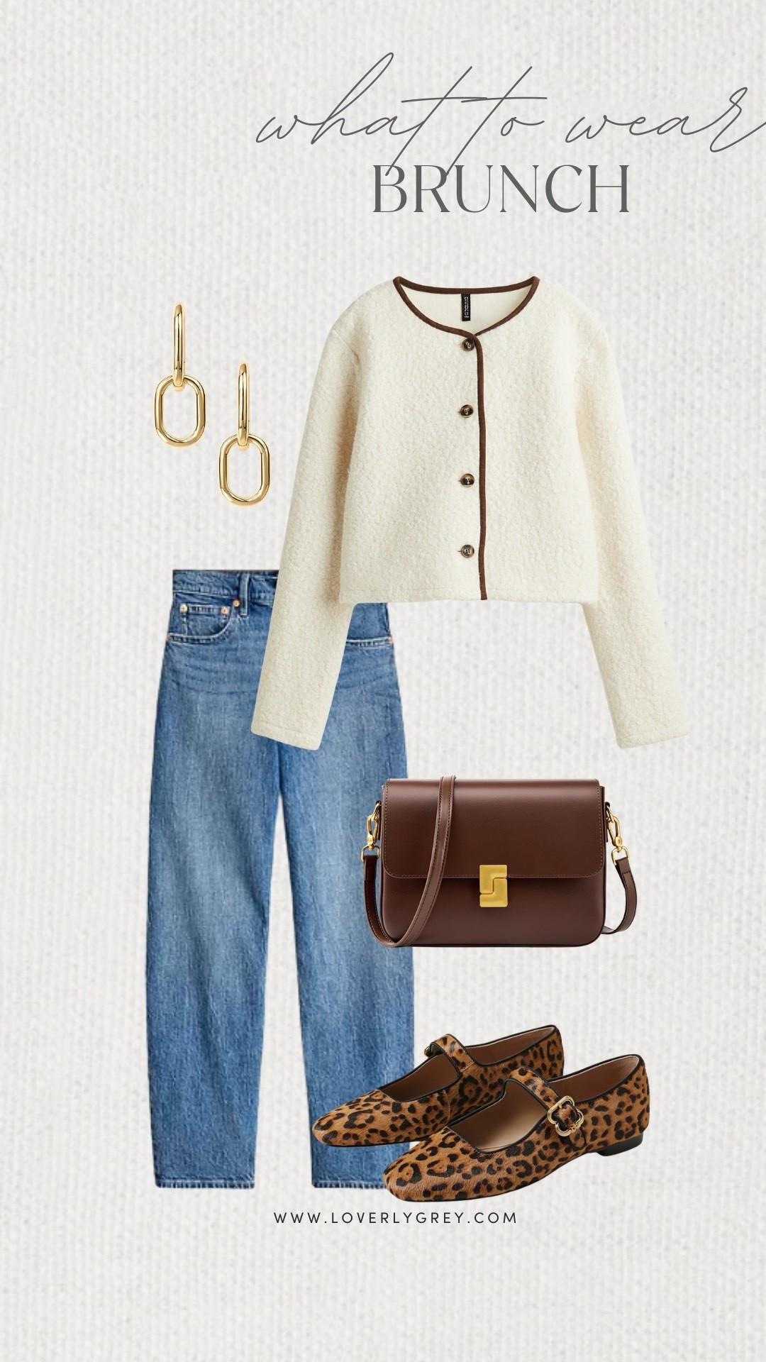 Loverly Grey, what to wear to brunch. I am loving this H&M Sherpa too with a pair of Abercrombie jeans. I’d accessorize with gold earrings, a brown bag, and cheetah print Mary Jane flats. Loverly Grey, what to wear, brunch

#LTKSeasonal #LTKgrwm #LTKFindsUnder100